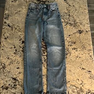 H&M Blue Straight Leg Jeans with Classic Style